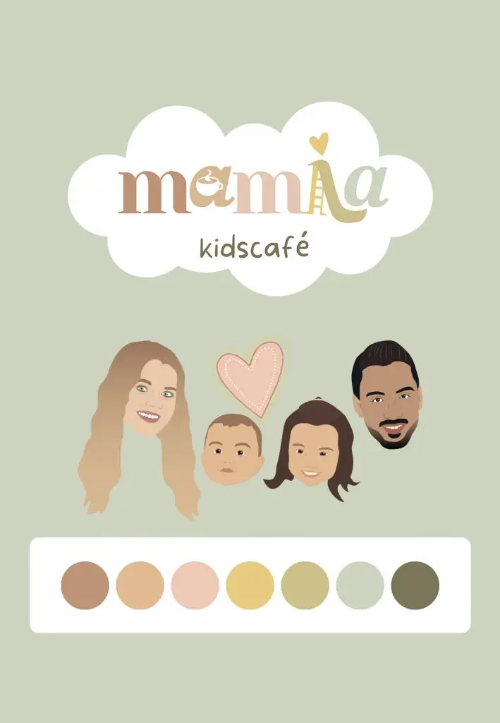 das Design vom mamila kidscafé - erstellt von juleclear - foto & design